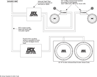 Bi-Amp System 8ohm Sub - click for larger image.