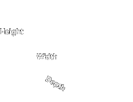 Rectangle Height X Width X Depth