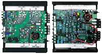 Click for larger picture of amplifier boards.