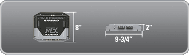 Amplifier Dimensions