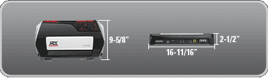 Amplifier Dimensions