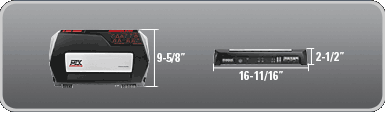 Amplifier Dimensions