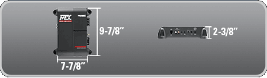 Amplifier Dimensions