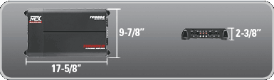 Amplifier Dimensions