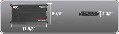 Amplifier Dimensions
