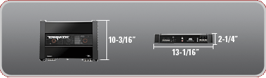 Amplifier Dimensions