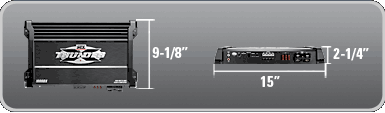 Amplifier Dimensions