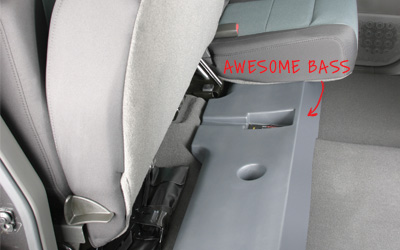 2011 Nissan titan subwoofer box #10