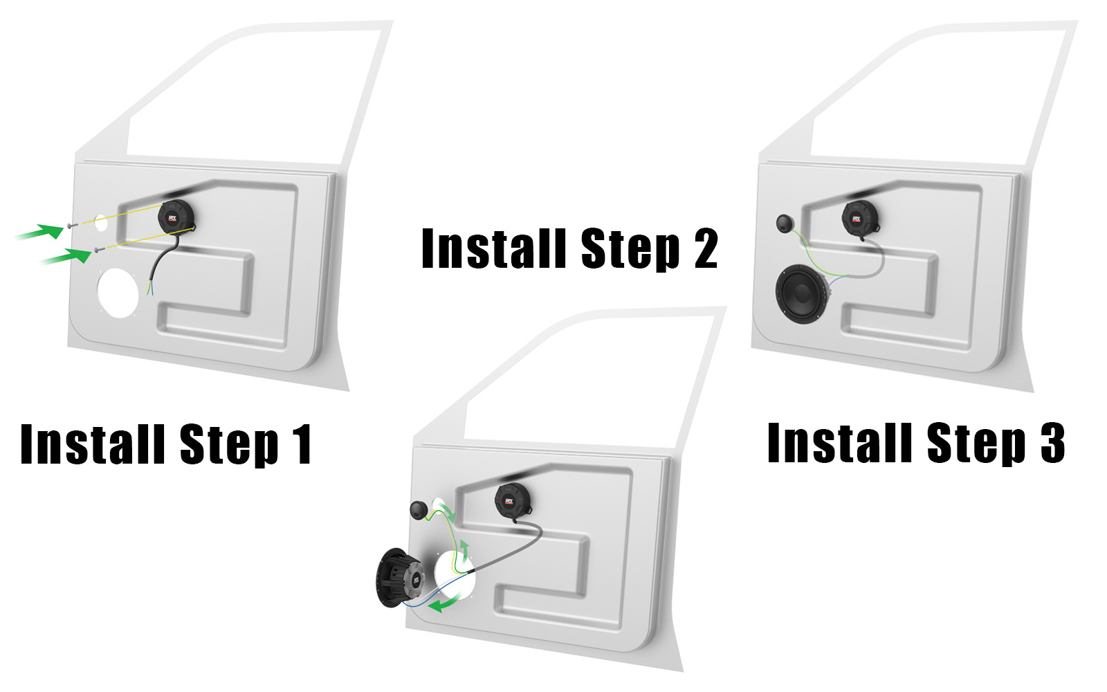 MTX SS Speaker Install Steps