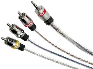 Picture of MTX StreetWires ZN7AVMR35 3.5 Meter 3-Channel 3.5 Meter A/V 3.5mm to RCA Cable