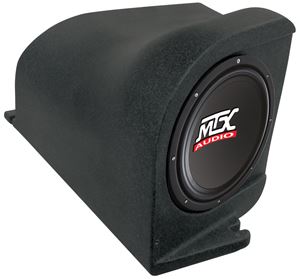 Picture of Ford Mustang Amplified 10 inch 200W RMS Vehicle Specific Custom Subwoofer Enclosure 