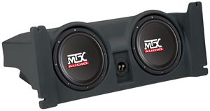 Picture of Jeep Wrangler TJ Amplified Dual 10 inch 200W RMS Vehicle Specific Custom Subwoofer Subwoofer Enclosure 