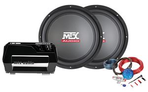 Picture of Thunder Elite TE601D 600W Amplifier and Dual RTS15 Subwoofers