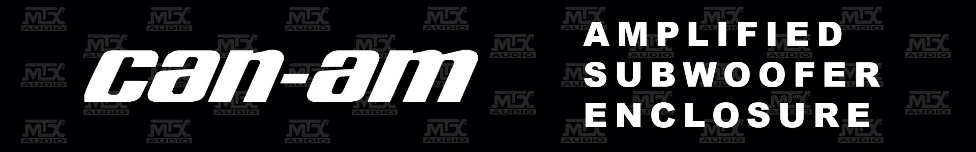 MTX Releases CanAm Maverick & Commander Amplified Subwoofer Enclosures
