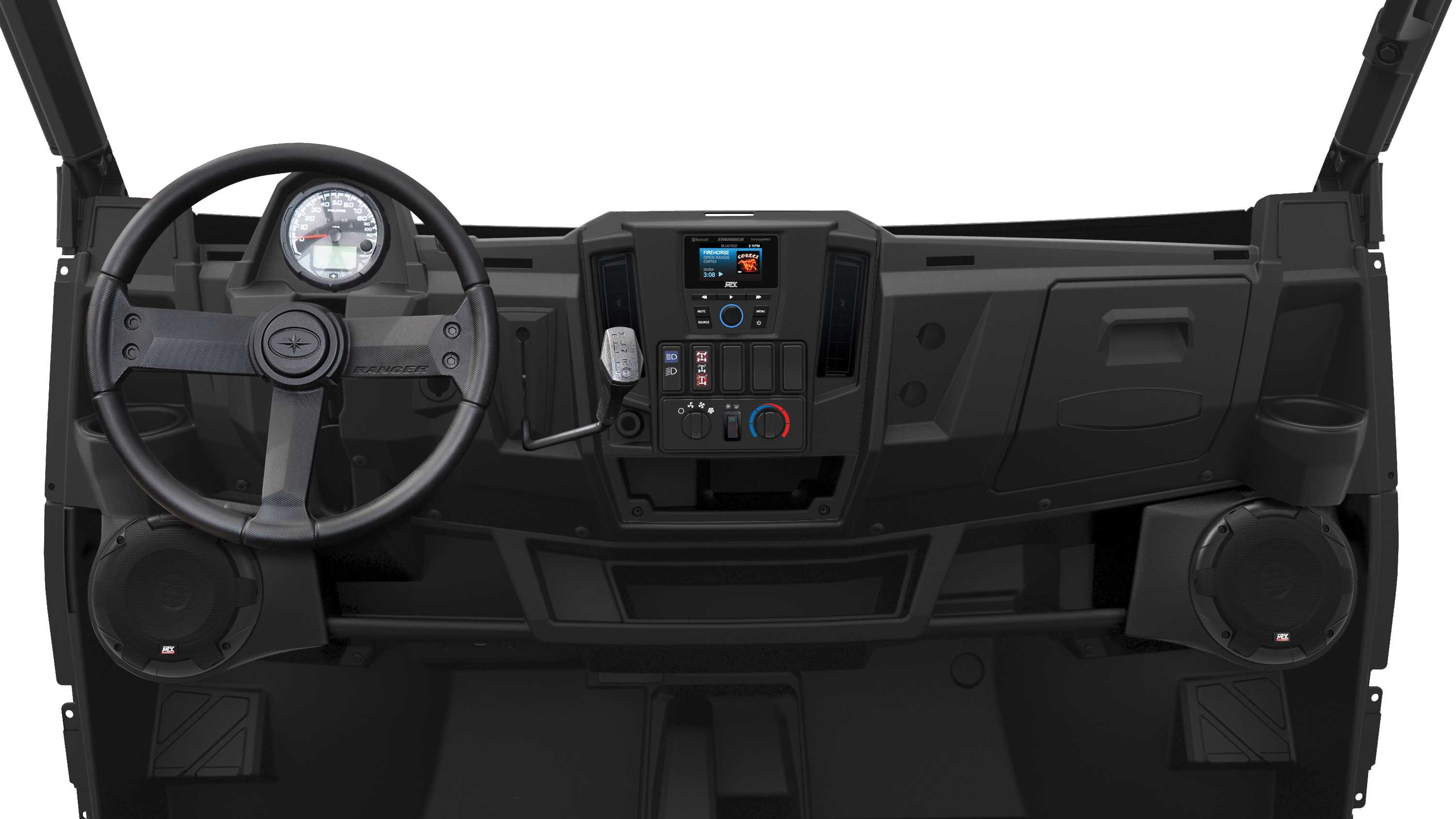 Polaris Ranger Dash Mount All Weather Speaker Pods
