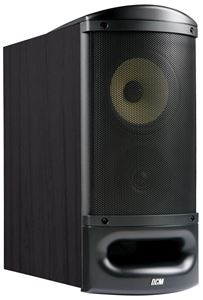 TFE60-B Black Home Theater Bookshelf Speaker with Grille