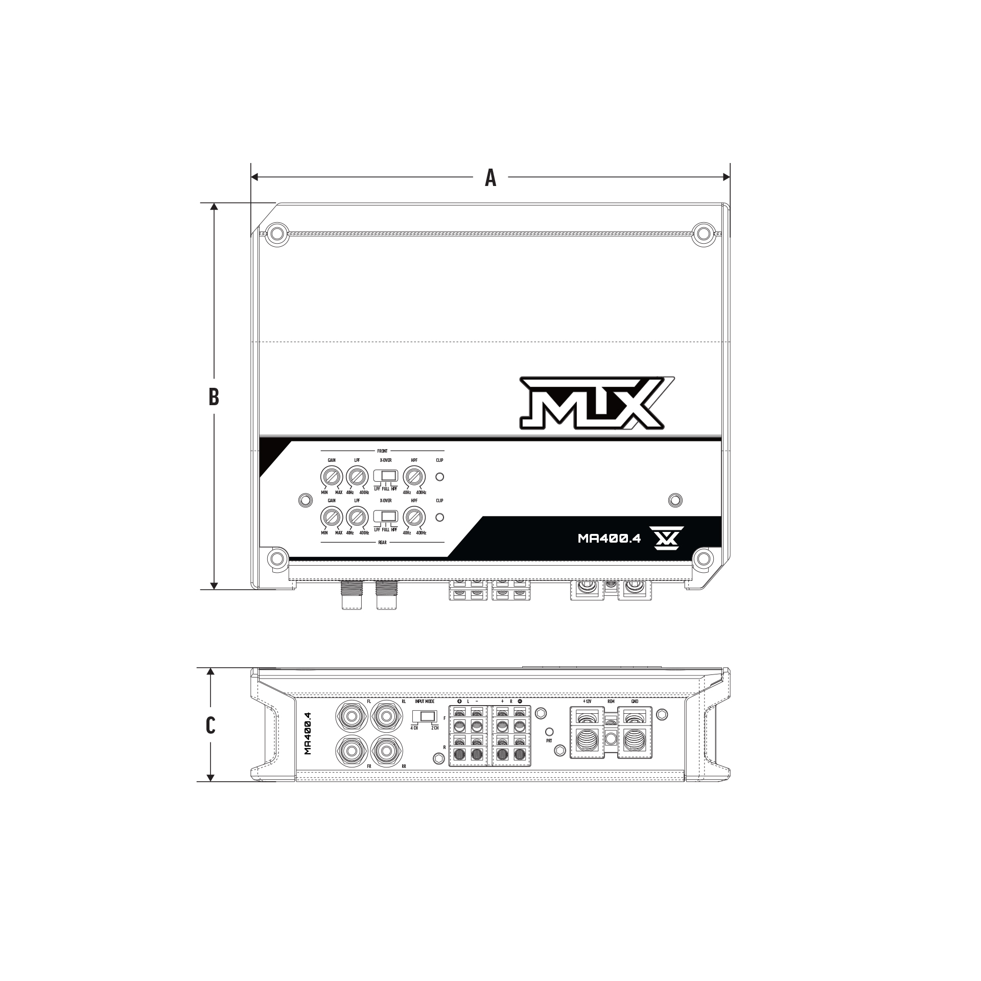 MA400.1 Dimensions