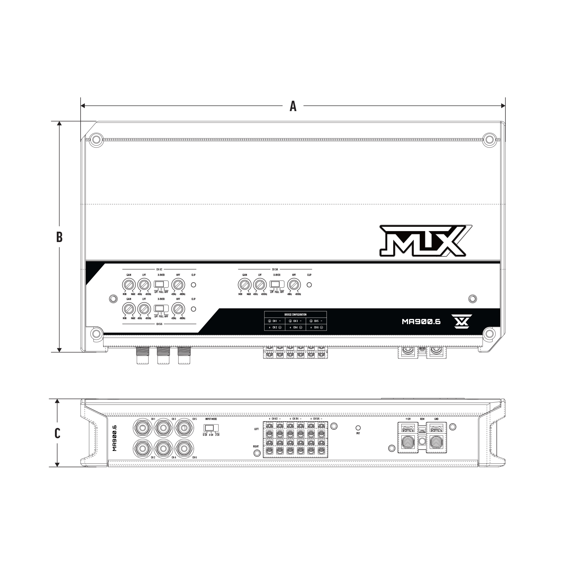 MA900.6 Dimensions