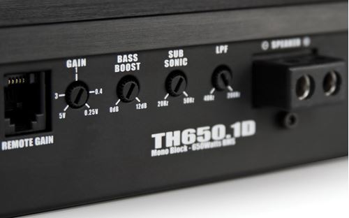 Picture of TH Series TH650.1D 650W RMS Mono Block Class D Amplifier