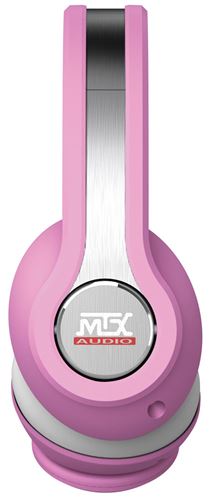 Picture of StreetAudio iX1 PINK On Ear Headphones - Pink/White