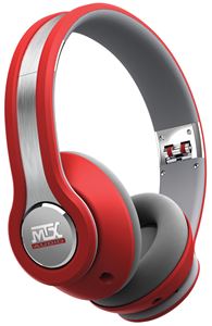 Picture of StreetAudio iX1 RED On Ear Headphones - Red/Grey