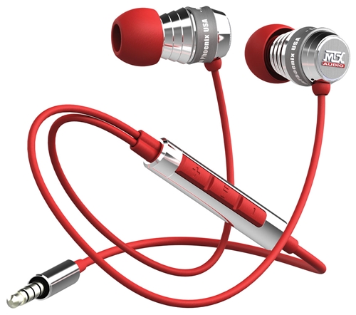 Picture of StreetAudio iX2 RED In Ear Headphones - Red