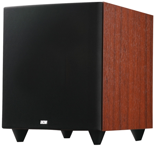 Picture of DCM TB1010-CH 10 inch Cherry Finish Powered Subwoofer