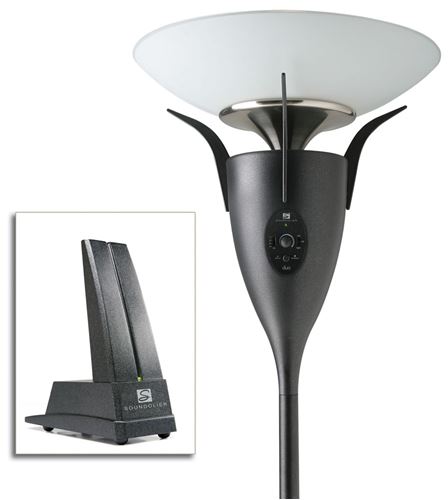 Picture of Soundolier DUO-CP by MTX Speaker Lamp with Wireless Transmitter