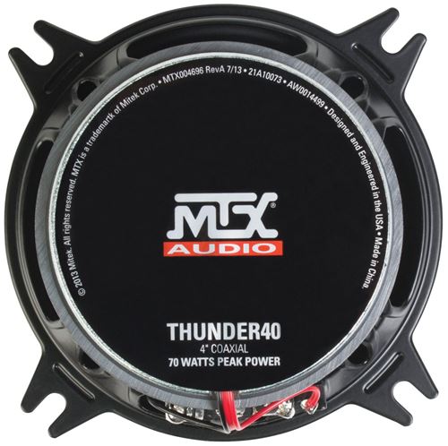 THUNDER40 Coaxial Car Speaker Rear