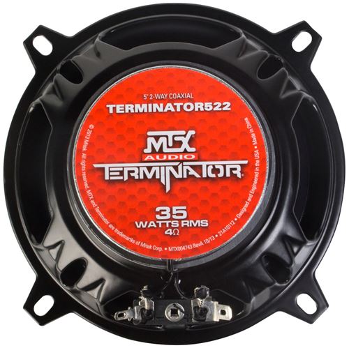 TERMINATOR522 Coaxial Car Speaker Rear