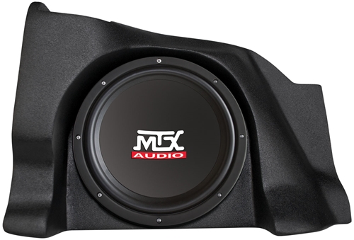 Picture of Chevrolet Silverado Extended Cab Loaded 10 inch 200W RMS 4 Ohm Vehicle Specific Custom Subwoofer Enclosure 