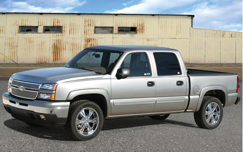 Picture of Chevrolet Silverado Crew Cab Amplified 10 inch 200W RMS Vehicle Specific Custom Subwoofer Enclosure 