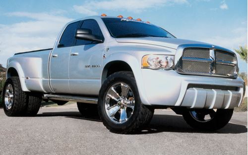 Picture of Dodge Ram Quad and Extra Cab Amplified Dual 10 inch 200W RMS Vehicle Specific Custom Subwoofer Enclosure 