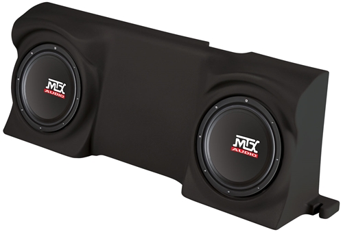 Picture of Ford F-150 Regular Cab Loaded Dual 12 inch 400W RMS 4 Ohm Vehicle Specific Custom Subwoofer Enclosure 