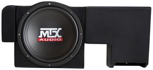 Picture of Ford F-150 Super Cab Amplified 10 inch 200W RMS Vehicle Specific Custom Subwoofer Enclosure 