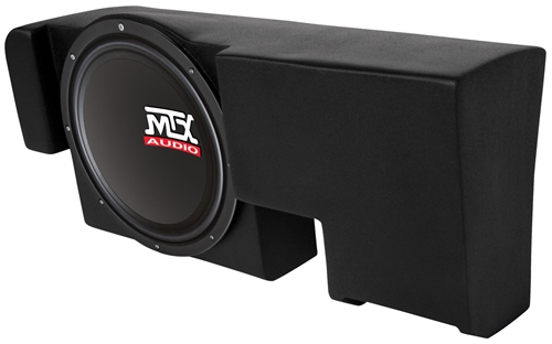 Picture of Ford F-150 Super Cab Amplified 10 inch 200W RMS Vehicle Specific Custom Subwoofer Enclosure 