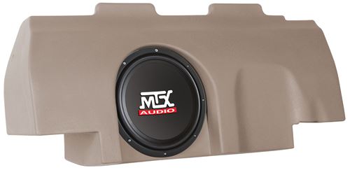 Picture of Ford F-150 Super Cab Amplified 10 inch 200W RMS Vehicle Specific Custom Subwoofer Enclosure 