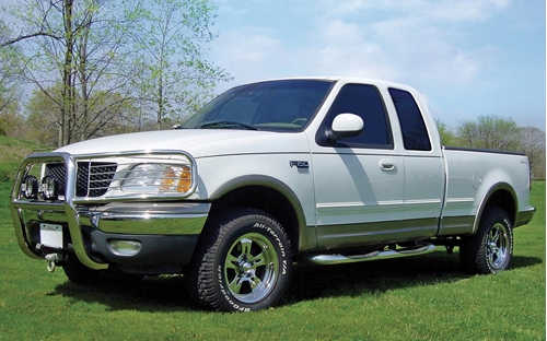 Picture of Ford F-150 Super Cab Loaded 10 inch 200W RMS 4 Ohm Vehicle Specific Custom Subwoofer Enclosure 