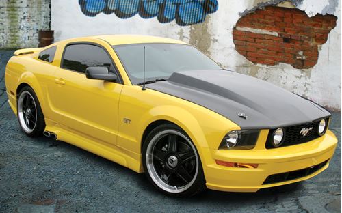 Picture of Ford Mustang Amplified 12 inch 200W RMS Vehicle Specific Custom Subwoofer Enclosure 