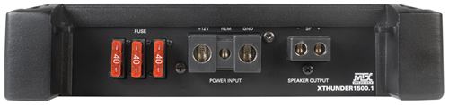 XTHUNDER1500.1 Mono Block Car Audio Amplifier Controls