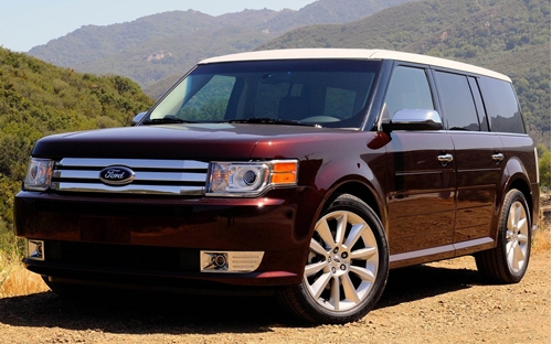 Picture of Ford Flex Loaded 10 inch 200W RMS 4 Ohm Vehicle Specific Custom Subwoofer Enclosure 