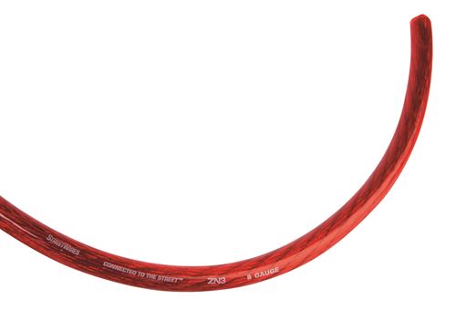 Picture of MTX StreetWires ZN3-8250R 8 AWG Power Wire Spool 250 Ft - Red