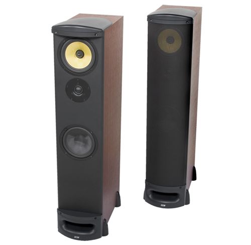 TFE100 Home Theater Cabinet Speaker with and without Grille