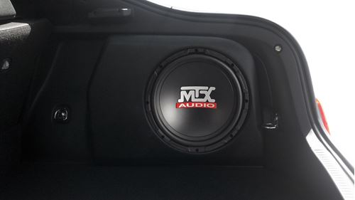 Picture of Scion TC Amplified 10 inch 200W RMS Vehicle Specific Custom Subwoofer Enclosure 