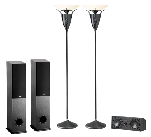 Picture of 5-Speaker Surround Sound System with Wireless Rear Speakers