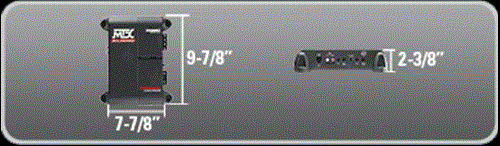 Picture of TC3001 MTX 300 watt RMS Mono Car Amplifier