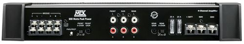 Picture of Terminator TN400/4 400W RMS 4-Channel Class A/B Amplifier
