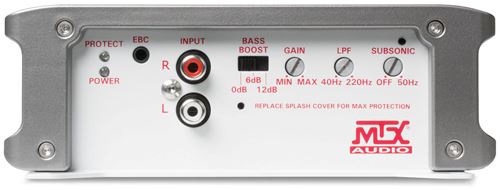 WET500.1 Marine Amplifier Control Side