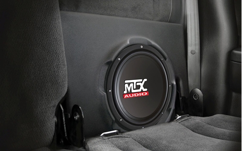 Picture of Dodge Dakota Quad Cab Loaded 10 inch 200W RMS 4 Ohm Vehicle Specific Custom Subwoofer Enclosure 