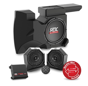 Picture of Polaris RZR Bluetooth Enabled Two Speaker, Dual Amplifier, and Single Subwoofer Audio System